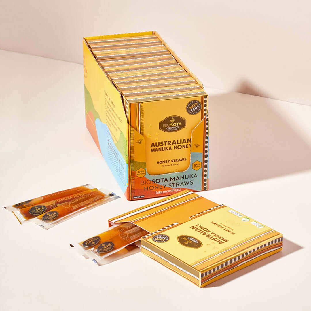 Bulk buy 12 value pack mgo 150 straws gift box