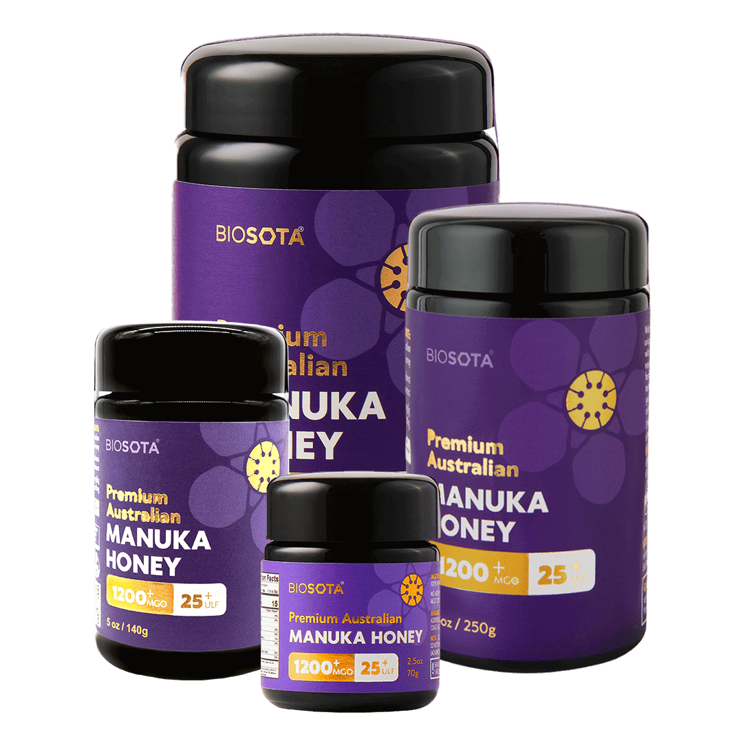honey and manuka mgo 1200+ glass