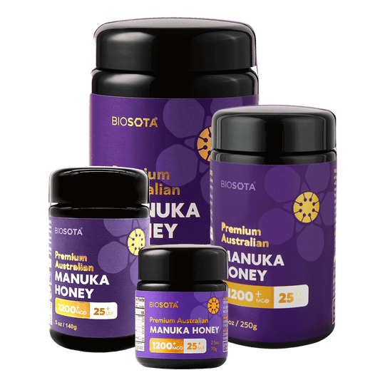 honey and manuka mgo 1200+ glass