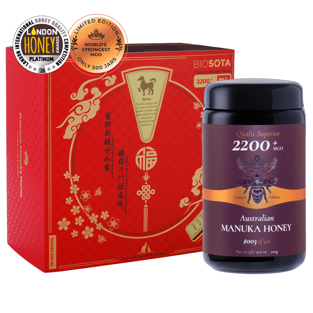 LUNAR NEW YEAR GIFT BOX - World's Strongest Manuka Honey MGO 2200+