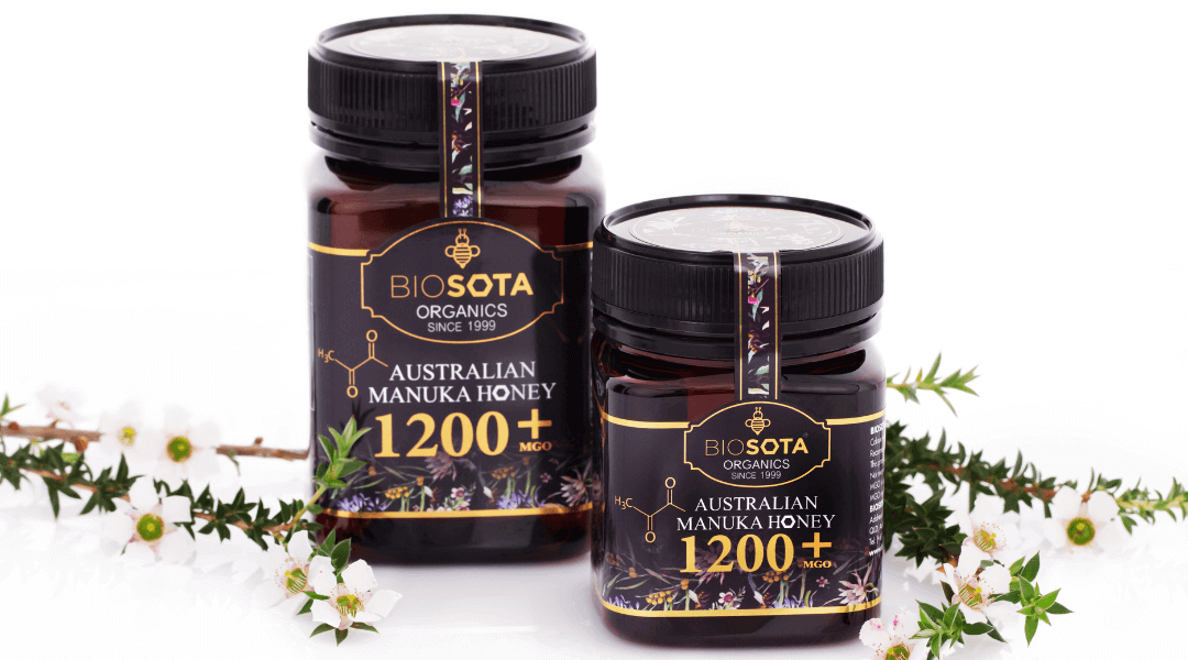 Biosota's Certified Organic Manuka Honey MGO 1200+