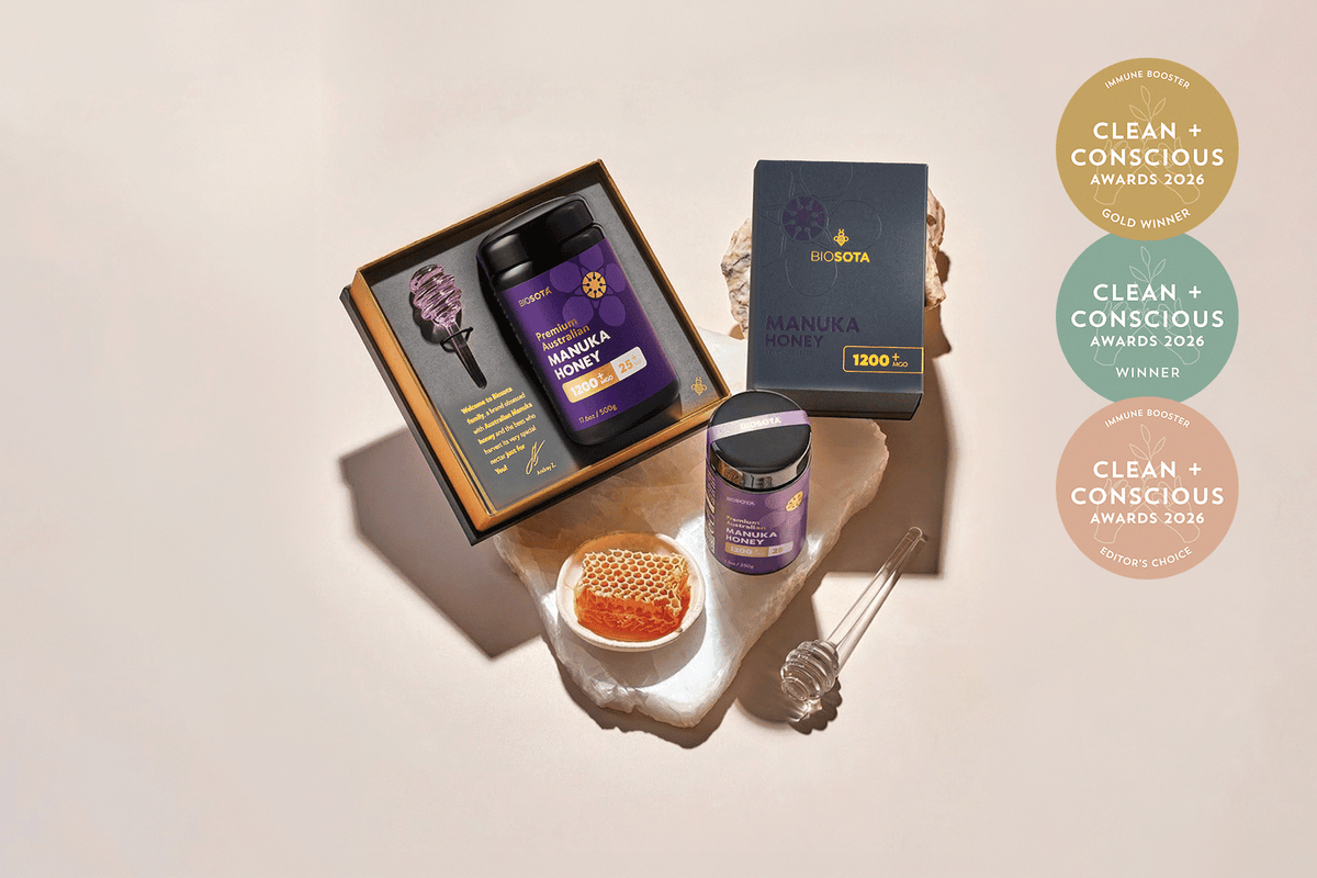 2026 Clean + Conscious Award Best Immune Booster Gold Award