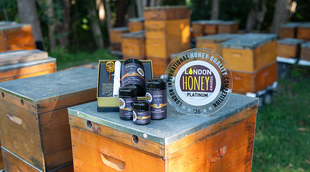 Biosota Organics Best Manuka Honey Brand 2026 Platinum London Honey Award Win