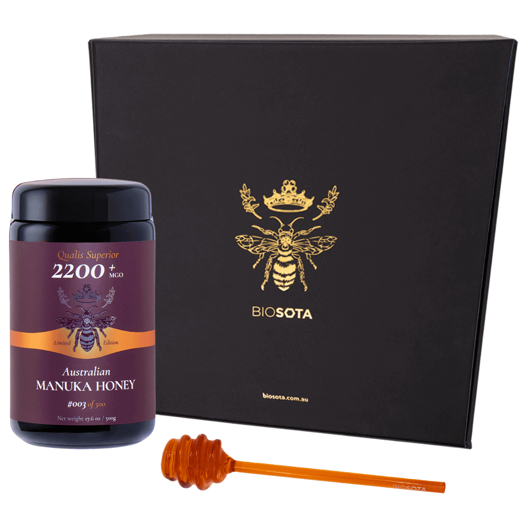 Biosota Organics World's Strongest Manuka Honey MGO 2200+