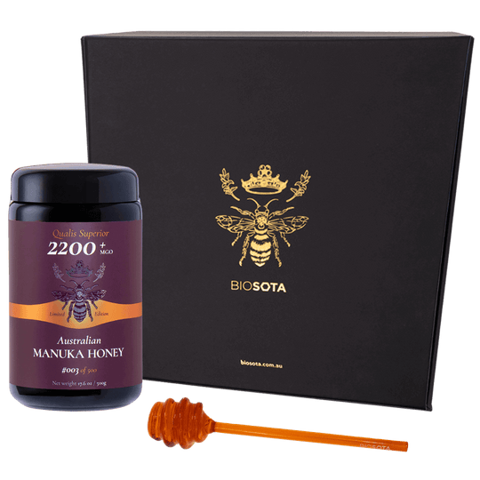 Biosota Organics World's Strongest Manuka Honey MGO 2200+