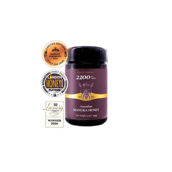 MGO 2200+ World's Highest Strength Manuka Honey (5oz) – Biosota US