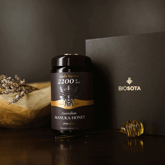 Biosota Organics World's Strongest Manuka Honey MGO 2200+