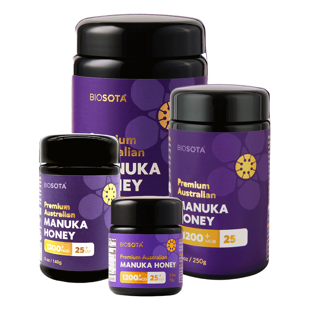 honey and manuka mgo 1200+ glass