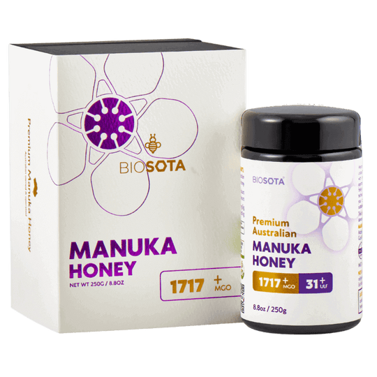 Manuka Honey MGO 1717 8.75oz Gift Box Glass