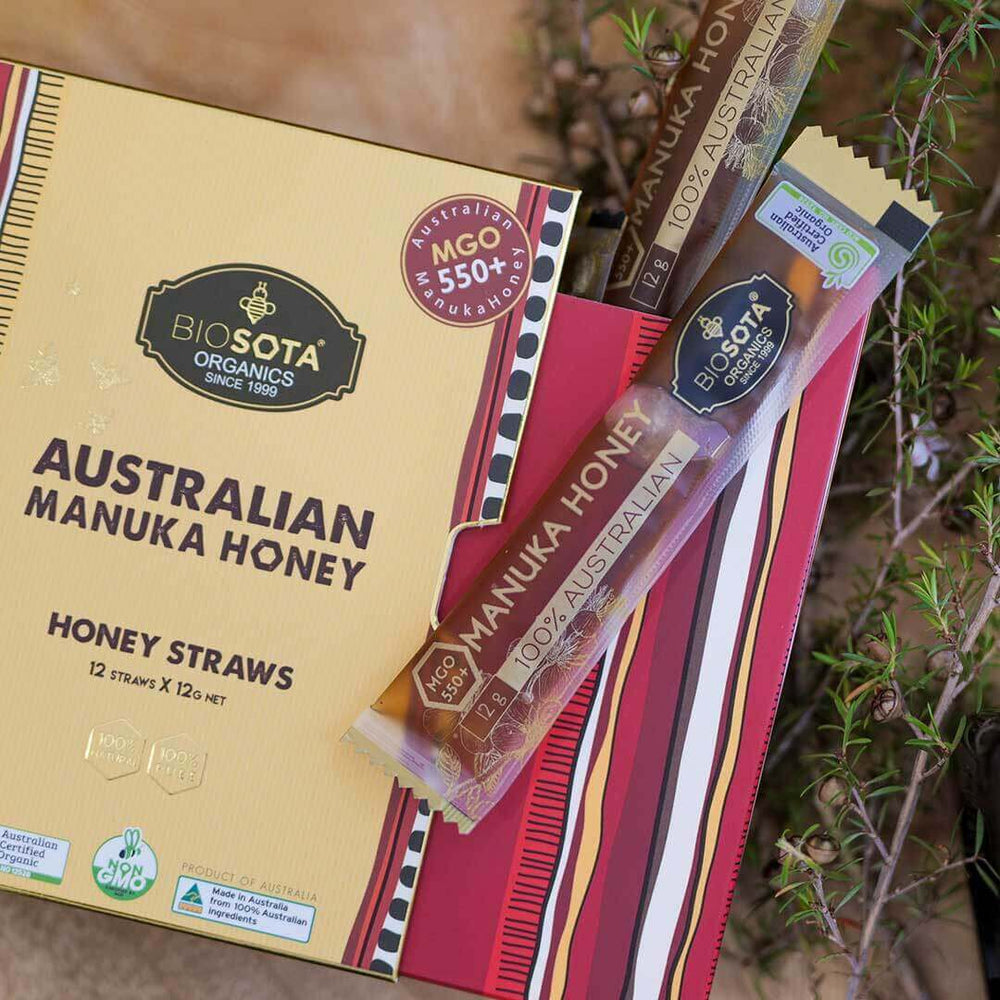 MGO 550+ Manuka Honey Straws Gift Box (5oz)