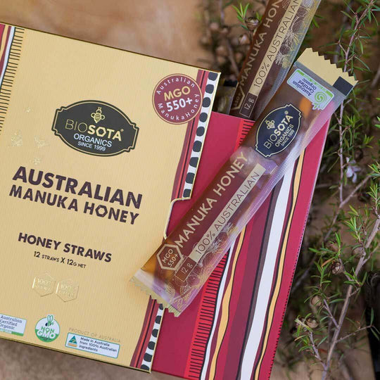 MGO 550+ Manuka Honey Straws Gift Box (5oz)