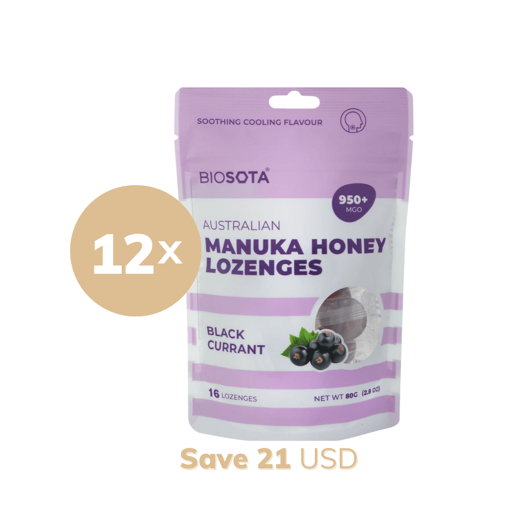 Save up to 15% - MGO 950+ Manuka Honey Lozenges — Blackcurrant