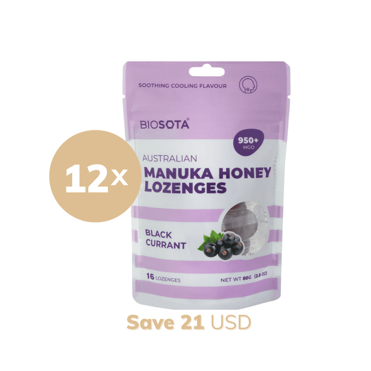 Save up to 15% - MGO 950+ Manuka Honey Lozenges — Blackcurrant