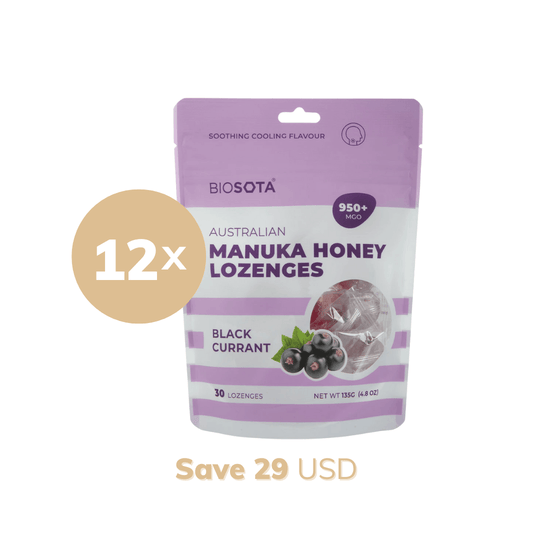 Save up to 15% - MGO 950+ Manuka Honey Lozenges — Blackcurrant