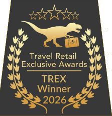 TREX Awards 2026 Winner badge, Travel Retail Exclusive Awards
