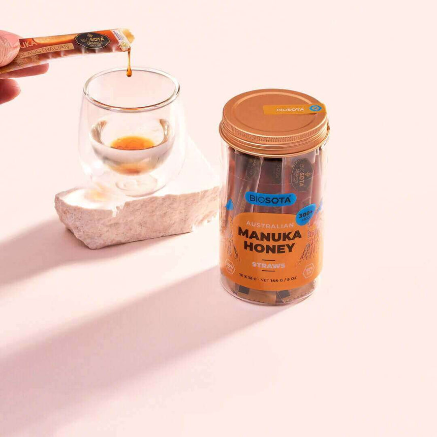 manuka honey straws collection
