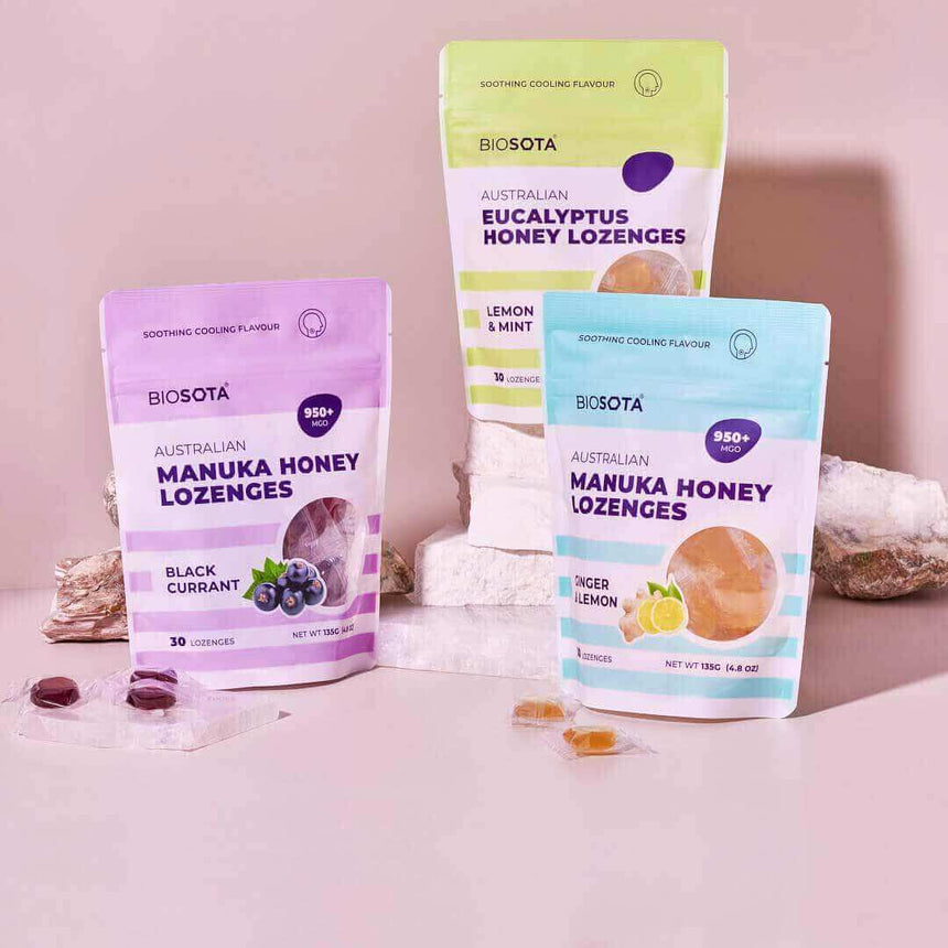 manuka honey lozenges drops collection